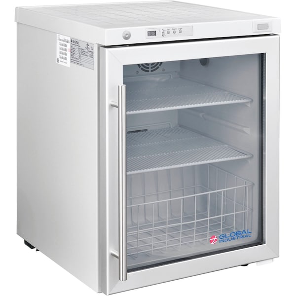 Global Industrial Undercounter Laboratory Refrigerator, Glass Door, 2.4 Cu.Ft. 2453700 - main